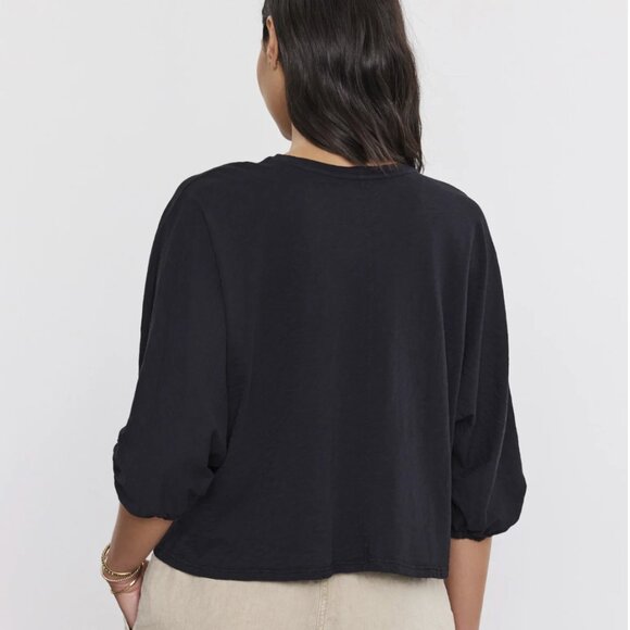 Velvet by Graham & Spencer AMARA Cotton Slub 3/4 Sleeve tee - Picture 4 of 8